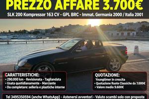 Slk 200 Kompressor 163 CV.