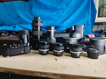 materiale fotografico Nikon per fotografare F3