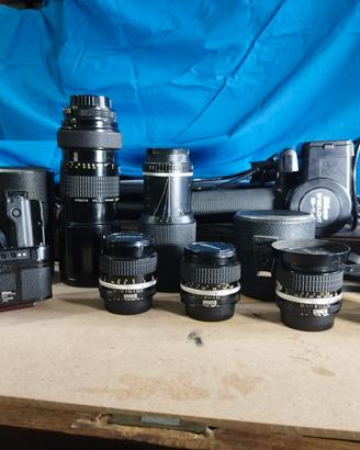 materiale fotografico Nikon per fotografare F3