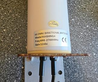 Kit Antenna 4G LTE Kaser K4GMN14 + palo da 25 cm