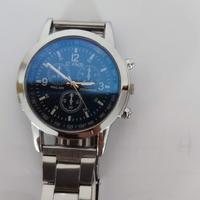 Orologio da uomo con quadrante blu