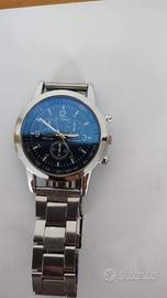 Orologio da uomo con quadrante blu