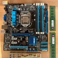 Asus P7H55-M + Сри i3-540 + RAM 4 Giga