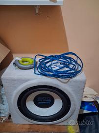 Subwoofer+ Amplificatore+ Cavetteria