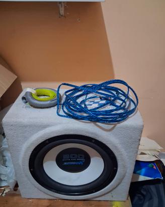 Subwoofer+ Amplificatore+ Cavetteria