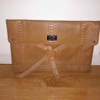 Borsa a mano color biscotto