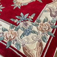 Tappeto cinese Aubusson fatto a mano in lana