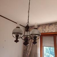 Lampadario con Abat-jour 