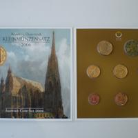 AUSTRIA 2006-07-08-10 EURO 8 monete FDC