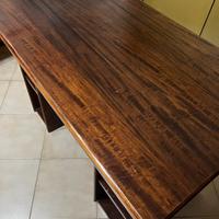 Scrivania artigianale rovere