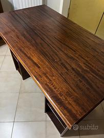 Scrivania artigianale rovere