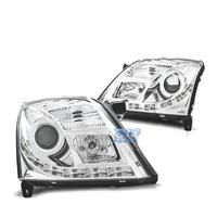 FARI OPEL VECTRA C 02-05 LUCE DIURNA FONDO CROMATO