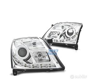 FARI OPEL VECTRA C 02-05 LUCE DIURNA FONDO CROMATO