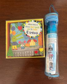 Libro tattile + metro da parete