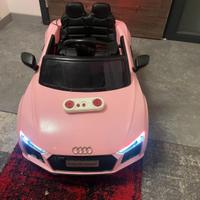 Auto Elettrica Bambini Audi R8 Spyder Rosa con rc