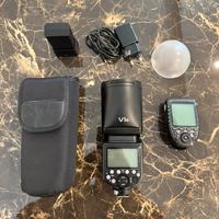 Flash Godox V1N + Godox  Xpro-N Trigger i-TTL