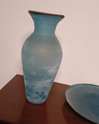 vaso e centrotavola FRATTIN Murano anni 70 