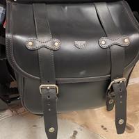 Borsa laterale harley davidson - franco cuoio