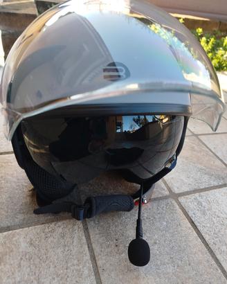 Casco moto con interfono,come nuovo.