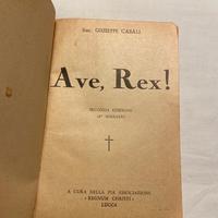 Libretto di preghiere: Ave, Rex!