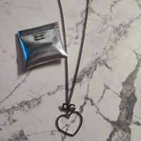 Collana acciaio cuore Dolce e Gabbana argento 