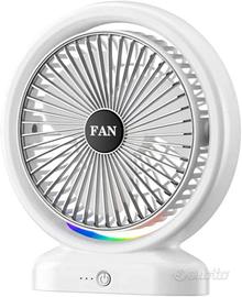 VENTILATORE DA TAVOLO PORTATILE ORIENTABILE
