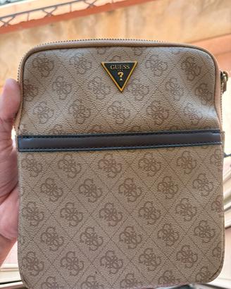 Guess MILANO FLAT - Borsa a tracolla - beige/brown