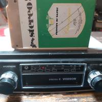 AUTORADIO VOXSON BOCCA NERA STEREO 8 FUNZIONANTE .