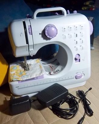 Mini macchina da cucire elettrica con Pedaliera