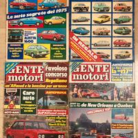 Gente motori numeri 04/75-11/75-05/76-08/76