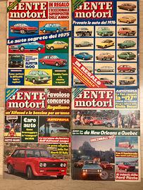 Gente motori numeri 04/75-11/75-05/76-08/76