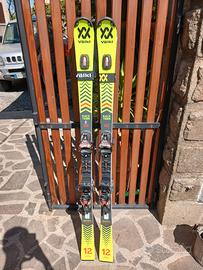 coppia sci da slalom  155 cm  R 12mt 
