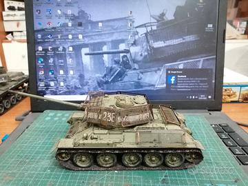 Diorama 1:35 carro armato russo T34/85 Berlino