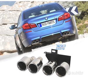 TERMINALI SCARICO BMW F10 F11 F12 F13 10- IN ACCIA