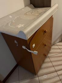 Fasciatoio con vaschetta e materassino