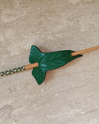 Ferma capelli in vero cuoio