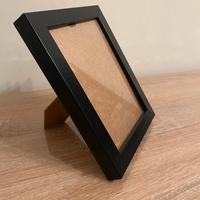Cornice portafoto in legno nero