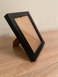 Cornice portafoto in legno nero