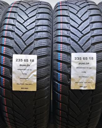 4 GOMME 235 65 18 DUNLOP BR1460