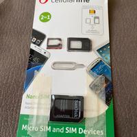 Adattatore Nano-Micro-SIM e micro SD