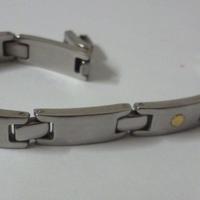 bracciale uomo acciaio inox -oro