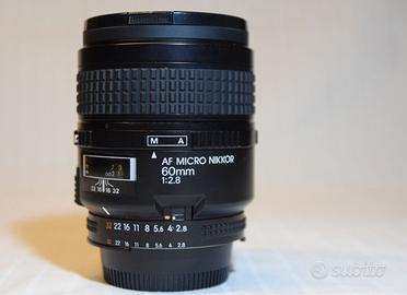 Obiettivo macro Nikon AF Micro-Nikkor 60mm f/2.8 D