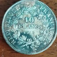 moneta 10 Franchi 1973