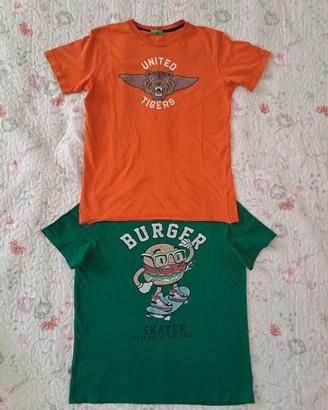 due T-shirt United Colors of Benetton e Terranova