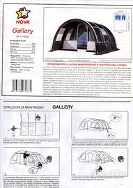 tenda campeggio come nuova