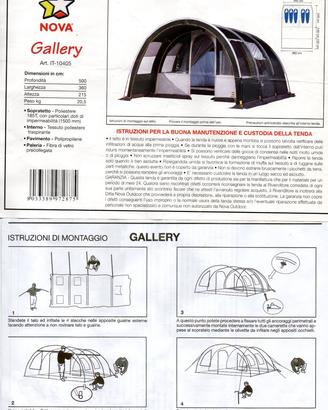 tenda campeggio come nuova