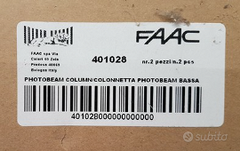 FAAC 401028 colonnetta singola imballata, nuova