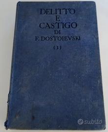 Libro Delitto e Castigo - F.Dostoievski 1930