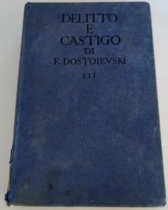 Libro Delitto e Castigo - F.Dostoievski 1930