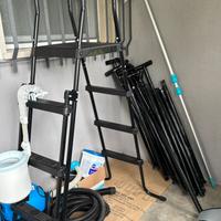 Scaletta, retina e telo di copertura